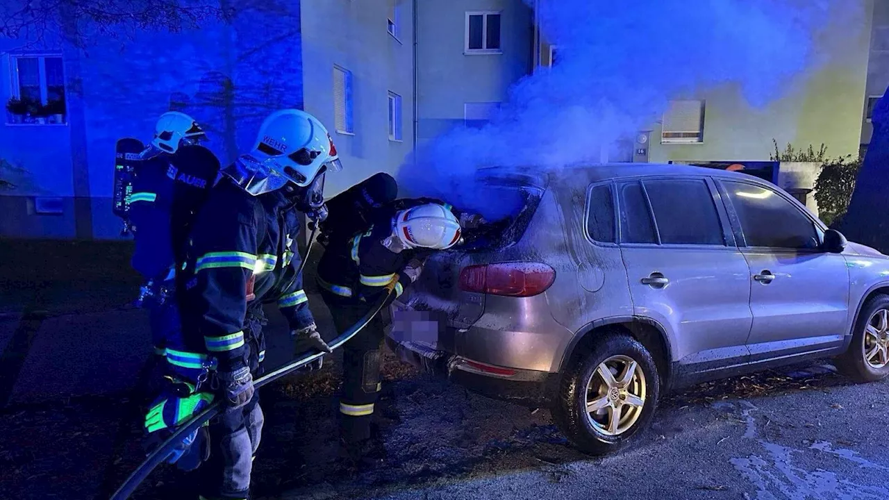 Schon wieder brannte ein Auto in St. Pölten