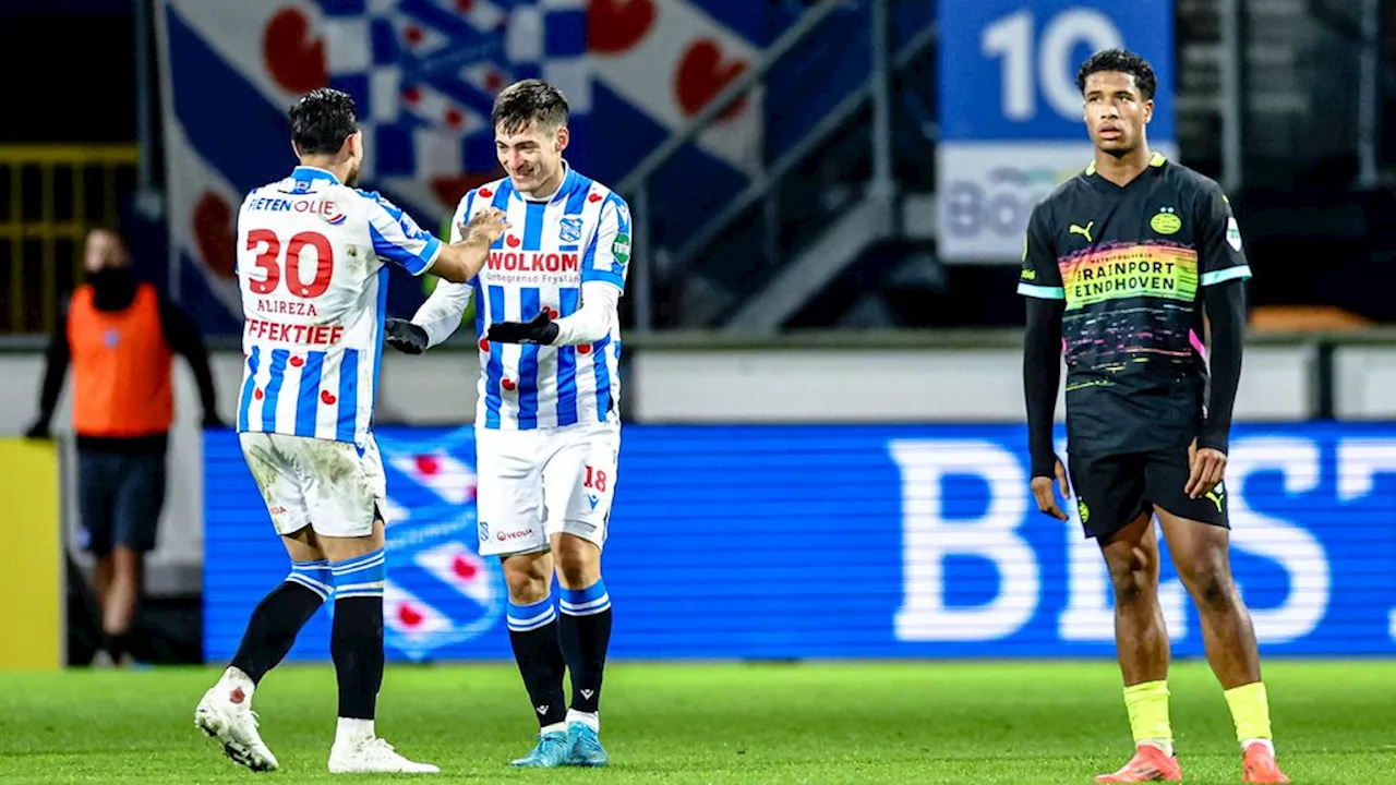 Koploper PSV loopt in Heerenveen tegen tweede competitienederlaag aan