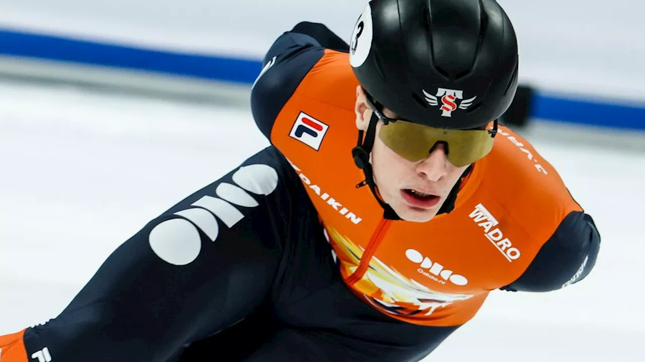 Van 't Wout grijpt brons op 1.500 meter bij vierde World Tour van het seizoen