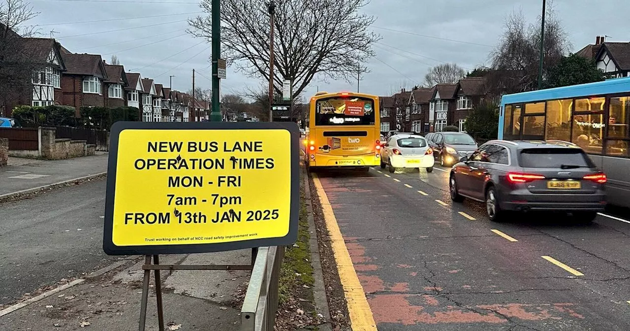 Bus lane near Crown Island to be reviewed after traffic 'doubles'