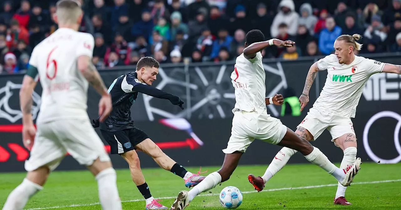 Bayer verkürzt auf Bayern - Cooles 2:0 in Augsburg