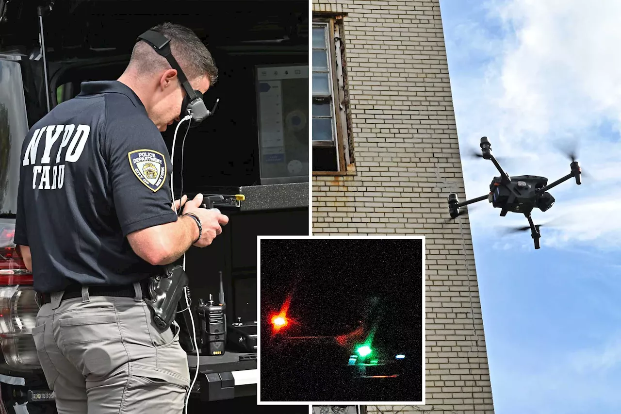 The NYPD's own fleet of drones could face off against mysterious drones flying over NJ and NY