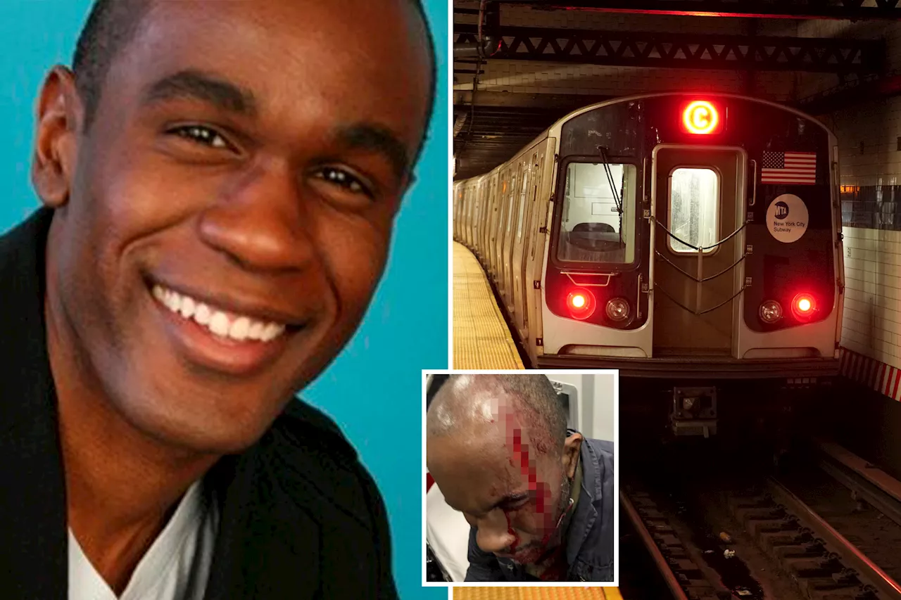 TikTok exec randomly slashed by maniacal stranger on subway sues MTA for 'systemic negligence'