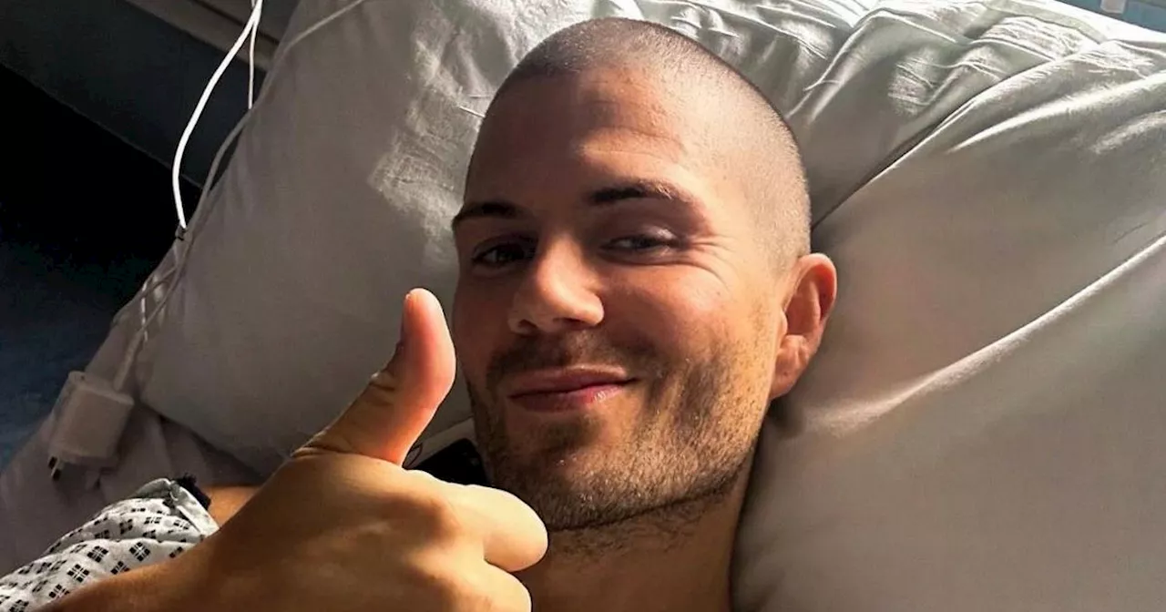 Max George shares major health update from hospital bed