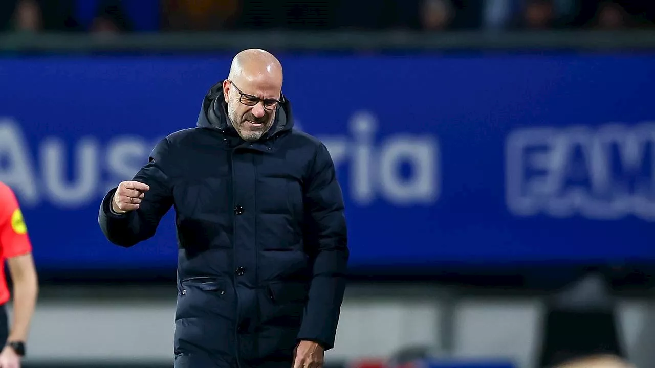 Bosz vindt PSV even geen 'topploeg': 'Het kan dus nog slechter'