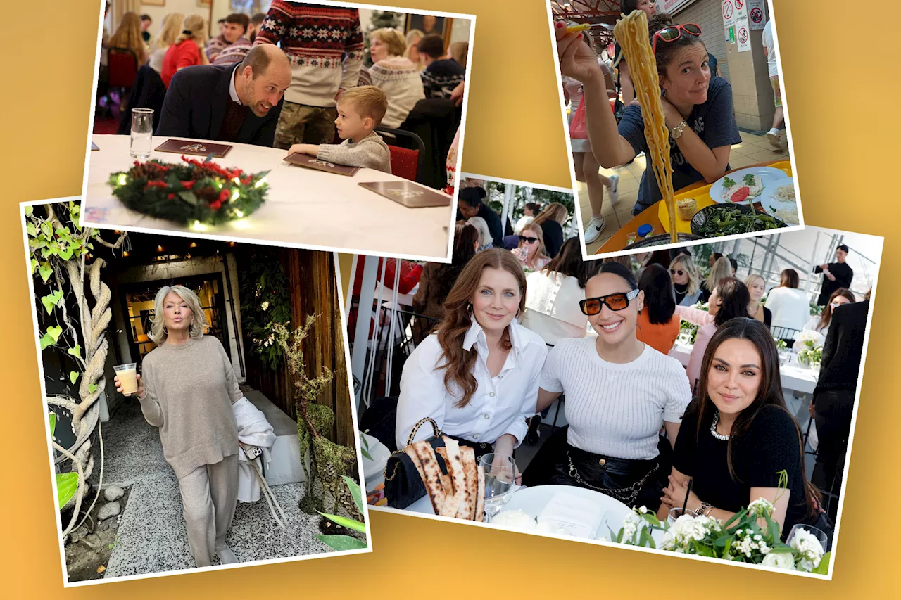 Star Snaps of the week: Wining and dining with Drew Barrymore, Martha Stewart and more