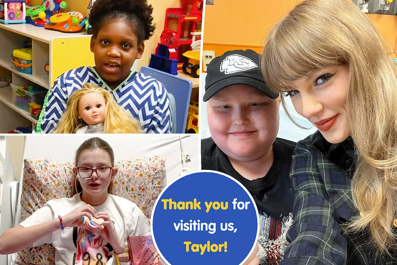 Taylor Swift receives heartfelt birthday messages from the children she made ‘feel so special’ during hospital visit