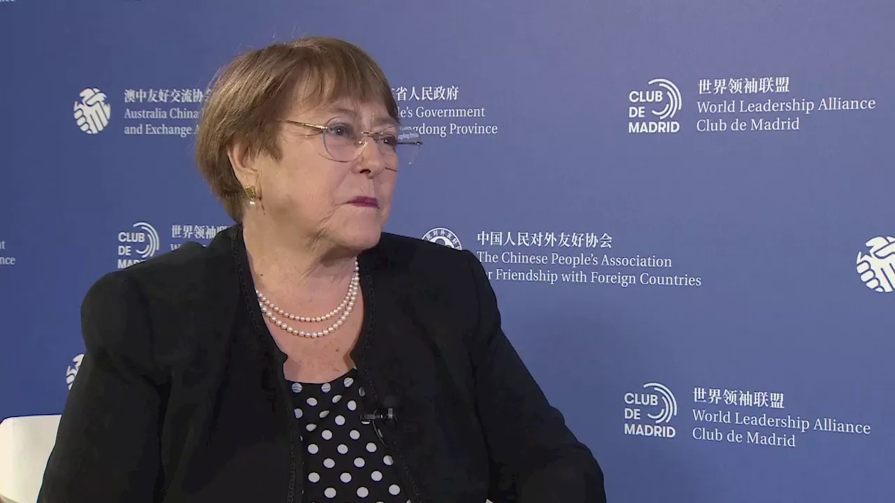 Michelle Bachelet: 'El sistema multilateral es frágil, pero lo necesitamos más que nunca'