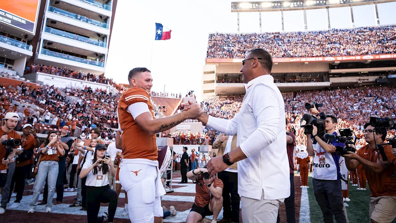 Steve Sarkisian Credits Texas QB Quinn Ewers For 'Staying Focused' Amid Outside Noise