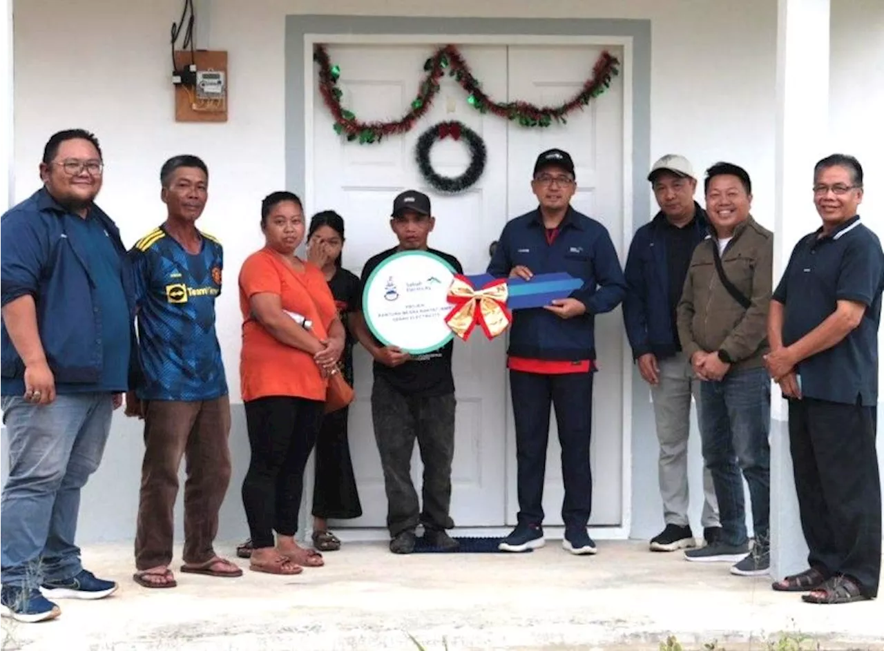 Construction worker celebrates Christmas in new home thanks to Sabah Electricity