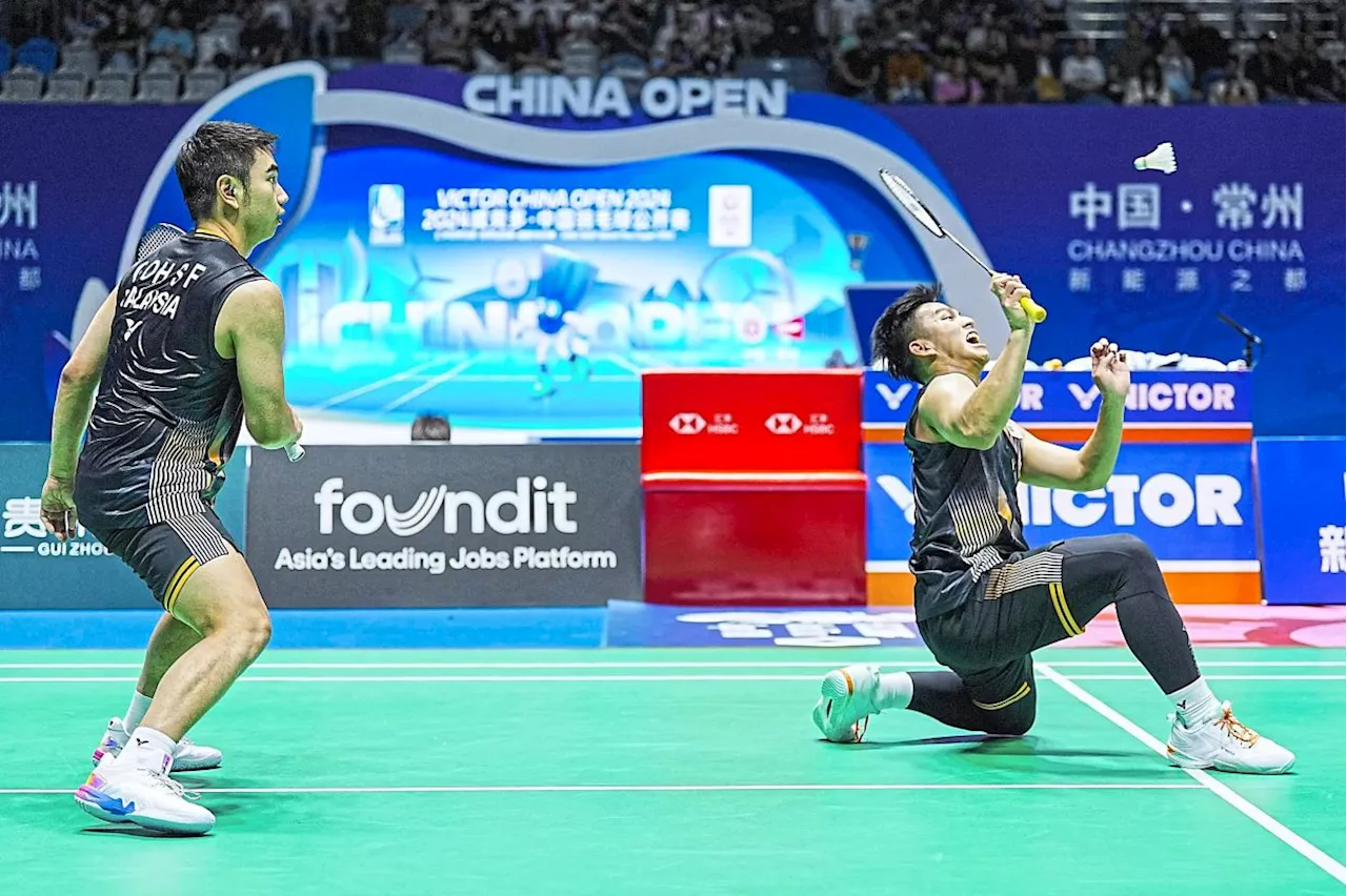 Debutants Sze Fei-Izzuddin storm into final in Hangzhou in style