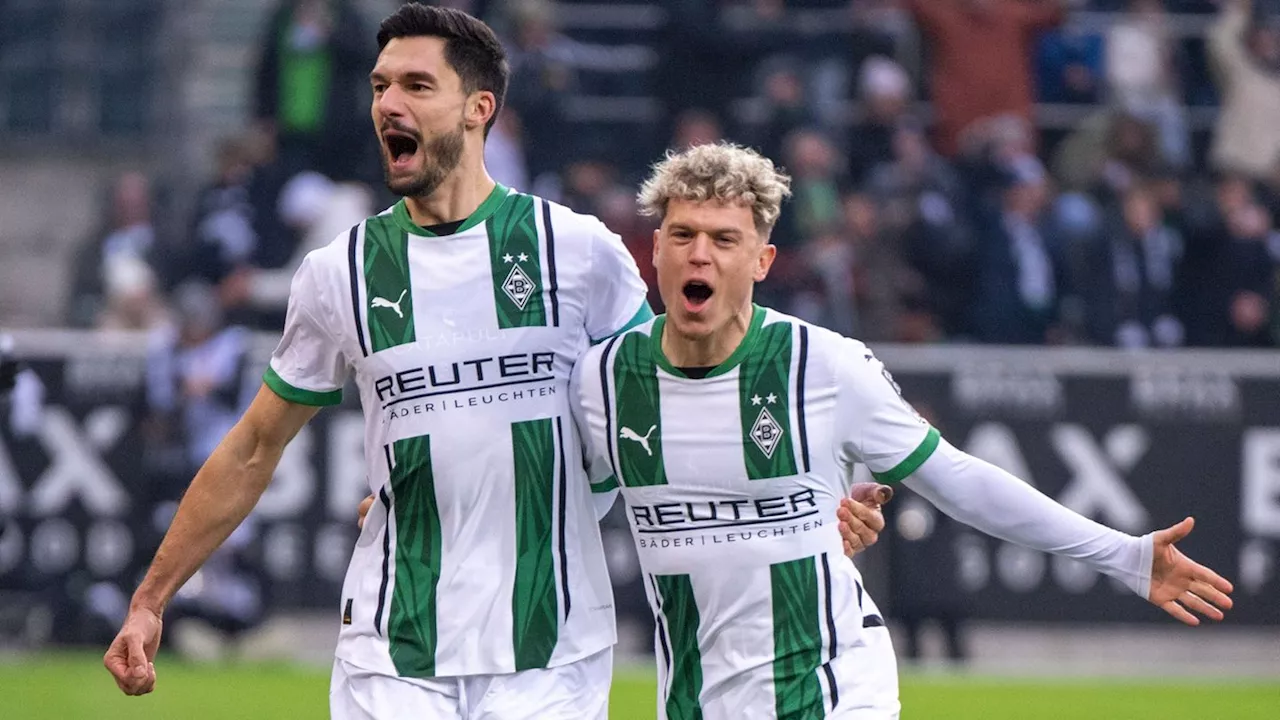 Fußball-Bundesliga: Aufsteiger Kiel beim 1:4 in Gladbach überfordert