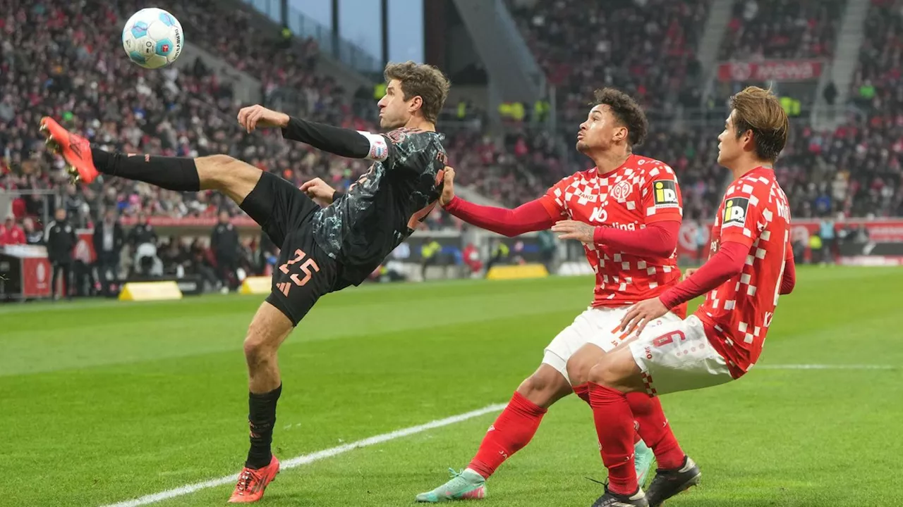 Fußball-Bundesliga: Kompanys Bayern kassieren in Mainz erste Bundesliga-Pleite