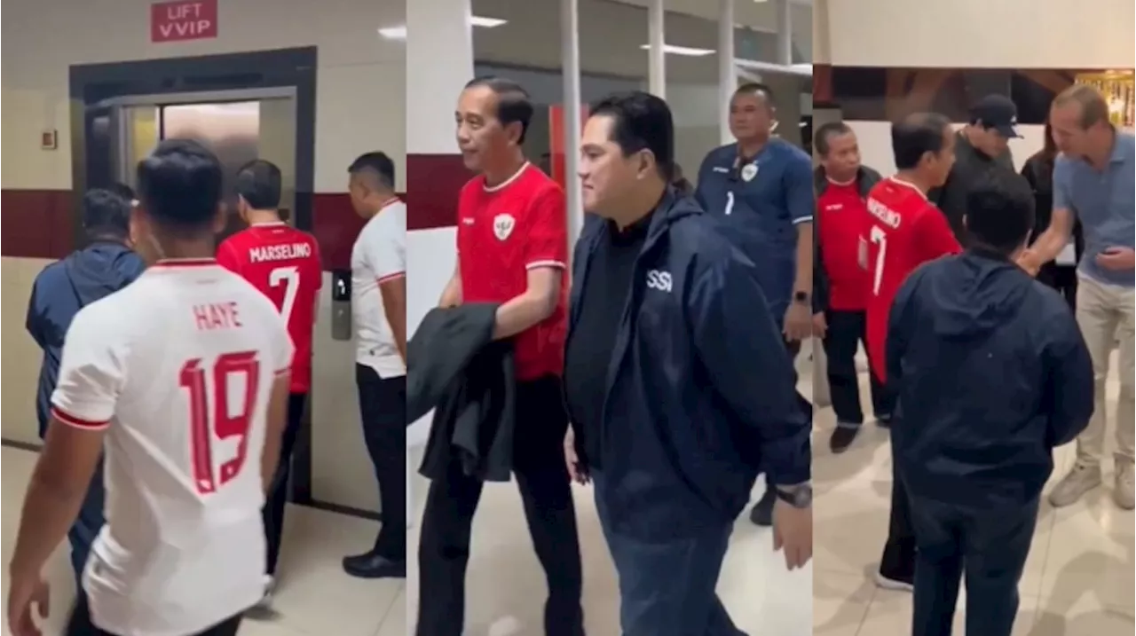 Jokowi Nonton Timnas di Manahan Pakai Jersey Marselino Disebut Bawa Sial