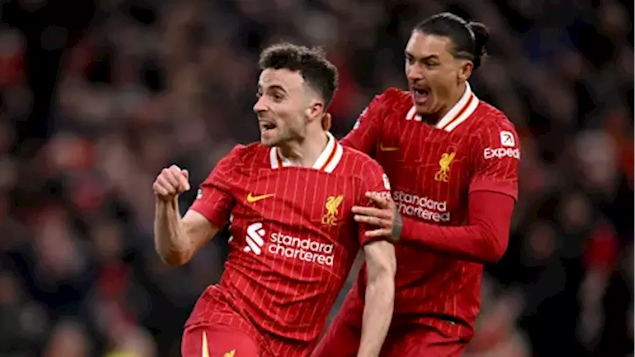 Jota rescues 10-man Liverpool in Fulham draw, Arsenal frustrated