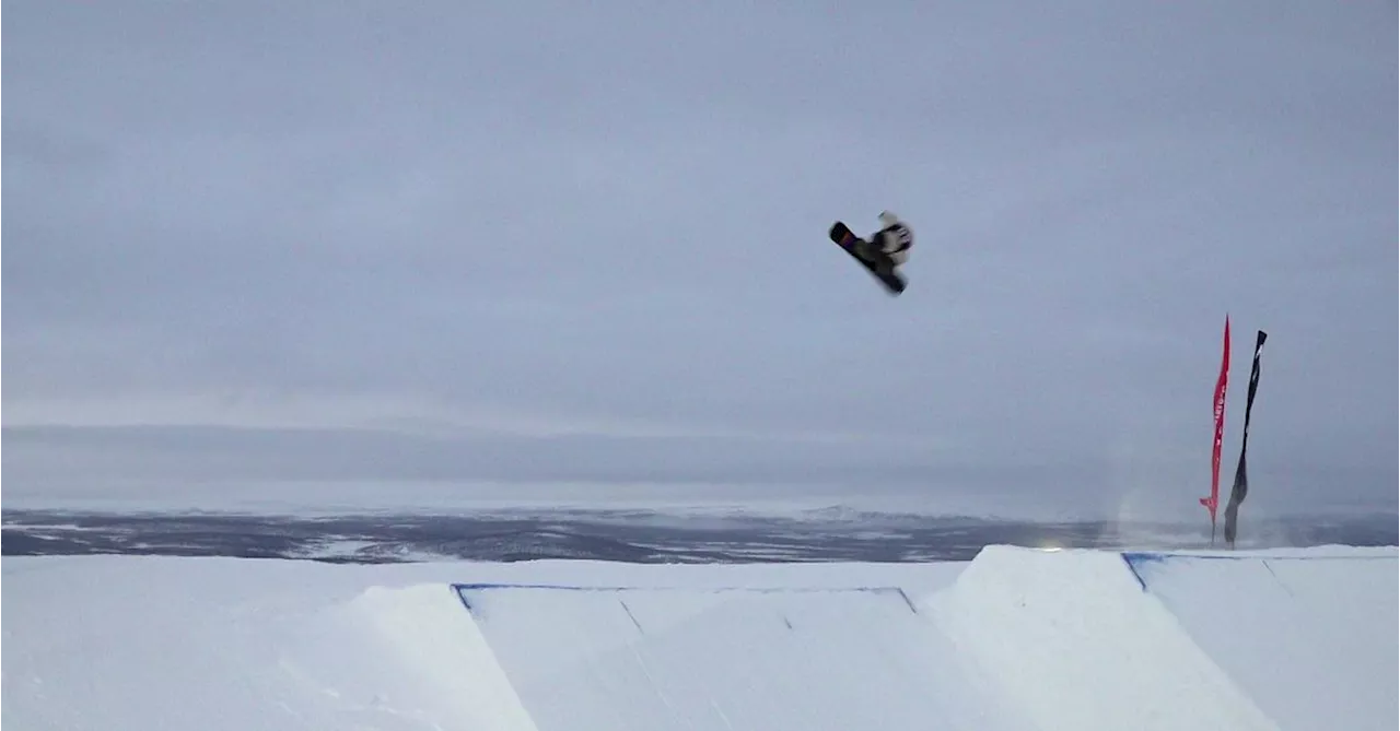 Se snowboardtricken i ”Sveriges bästa park” i Kiruna