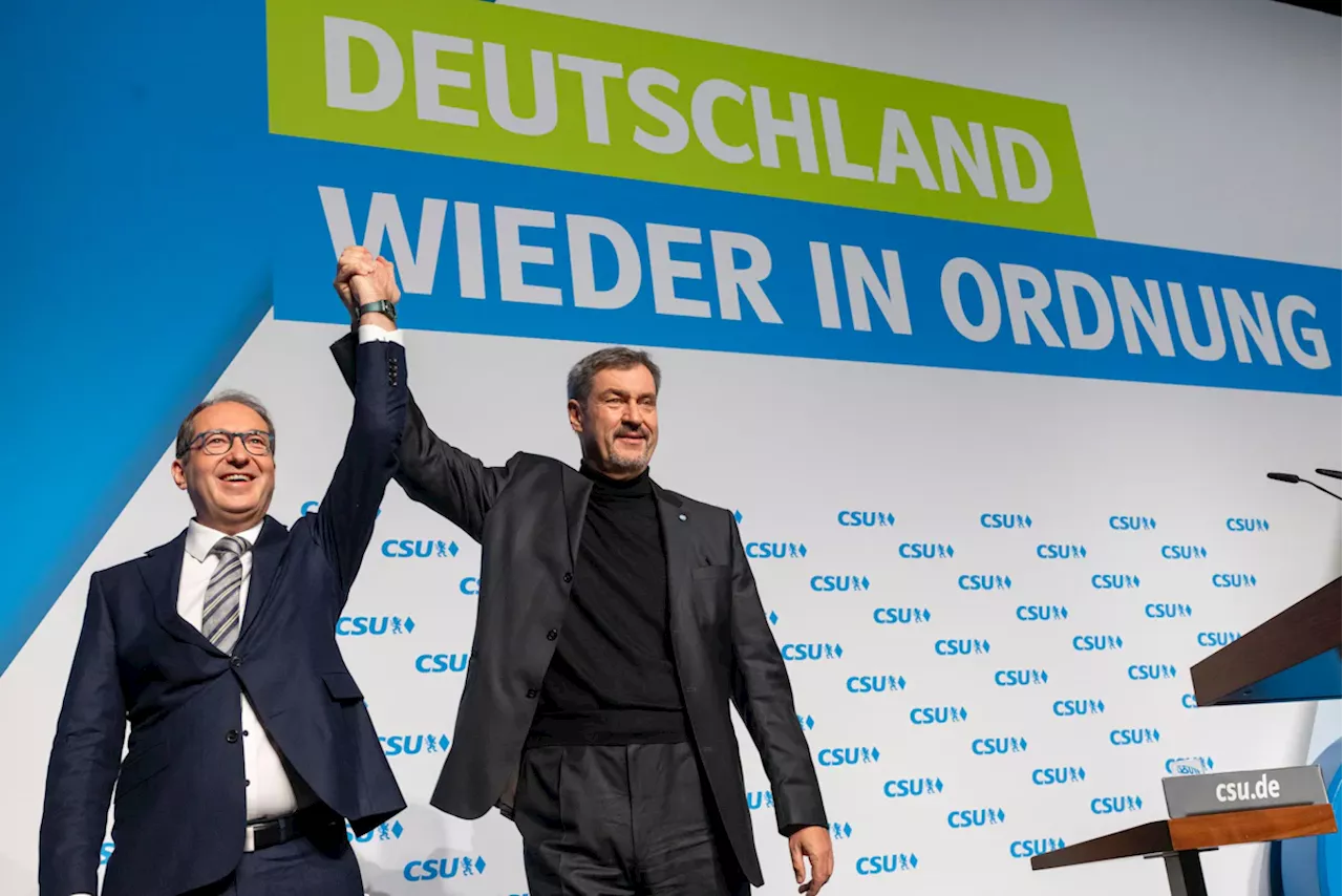 CSU-Parteitag in München: Söder verspricht „Neuanfang“