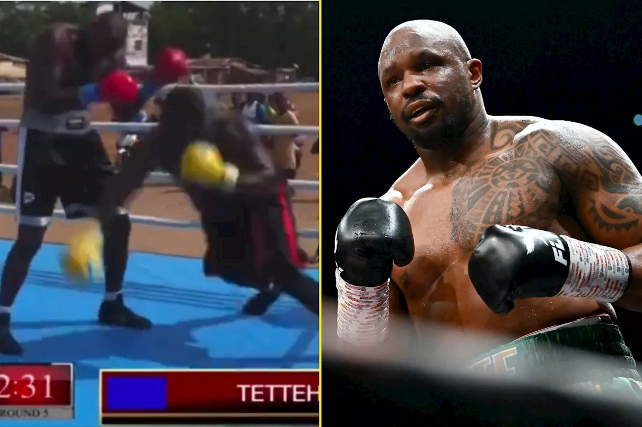 Dillian Whyte’s next opponent won last fight in bizarre fashion when foe injured shoulder after missing w...