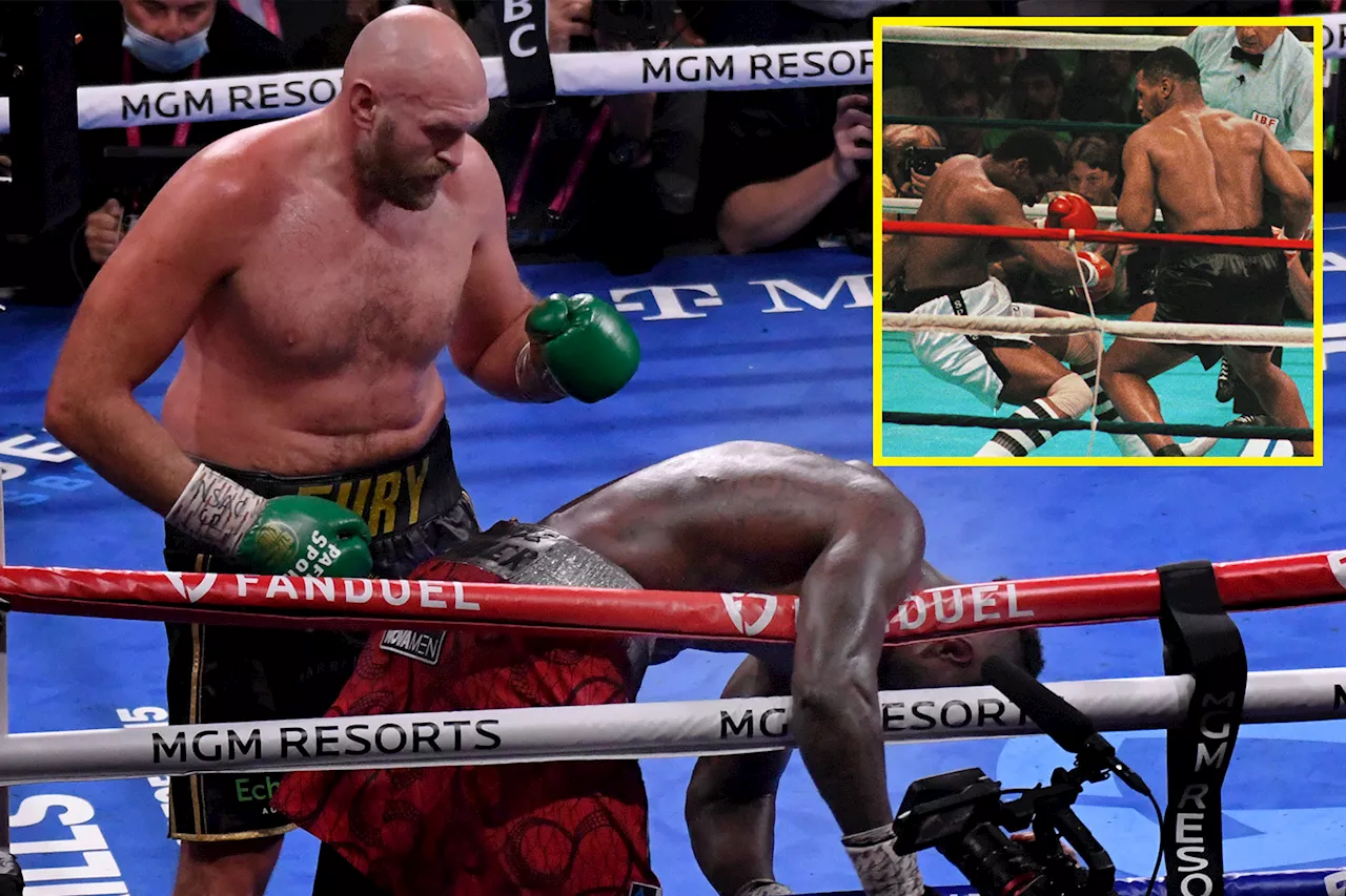 The six craziest KOs in heavyweight boxing history from blistering 91-second Mike Tyson stoppage and...