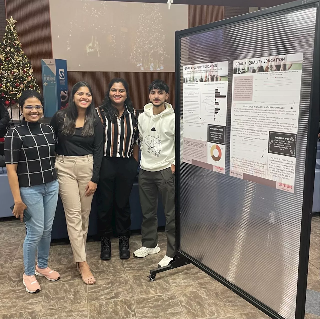 Confederation College and City of Thunder Bay showcase student research projects