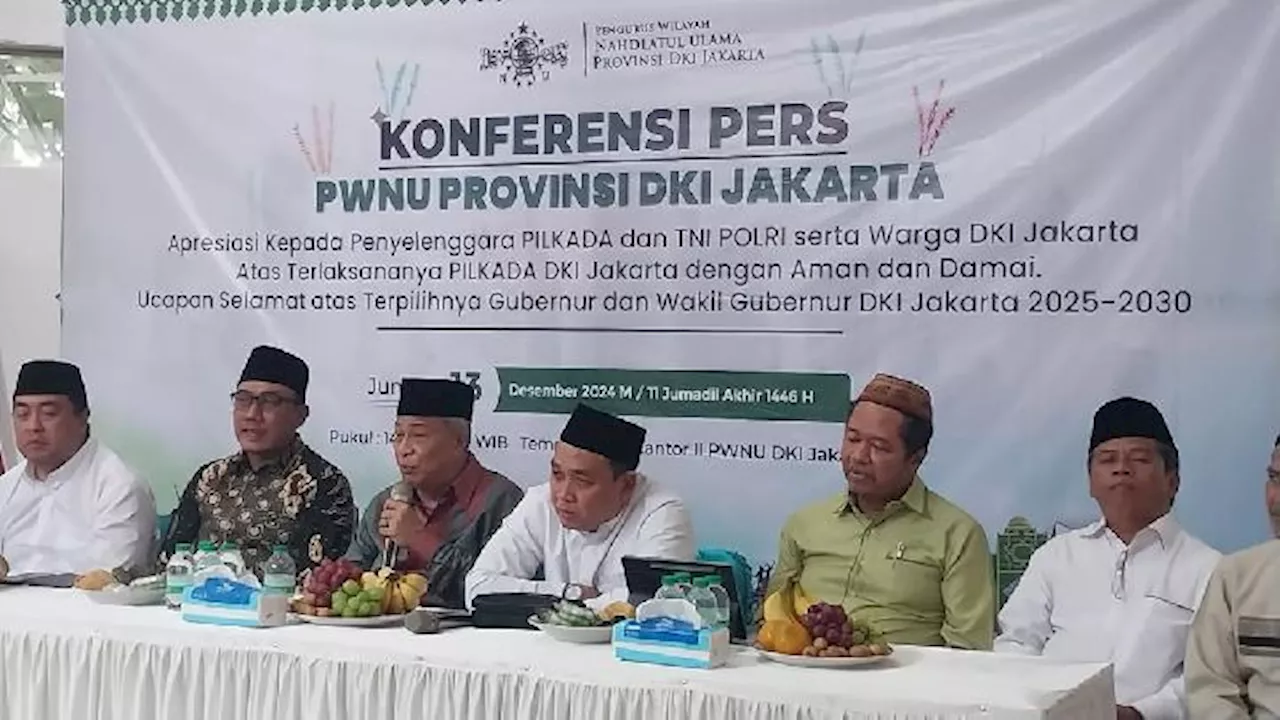 PWNU Jakarta Akan Bantu Pemerintahan Pramono Anung-Rano Karno