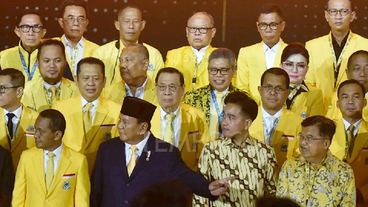 Serba-serbi HUT Golkar ke-60: Megawati dan Jokowi Absen, Puja-puji Prabowo untuk Bahlil