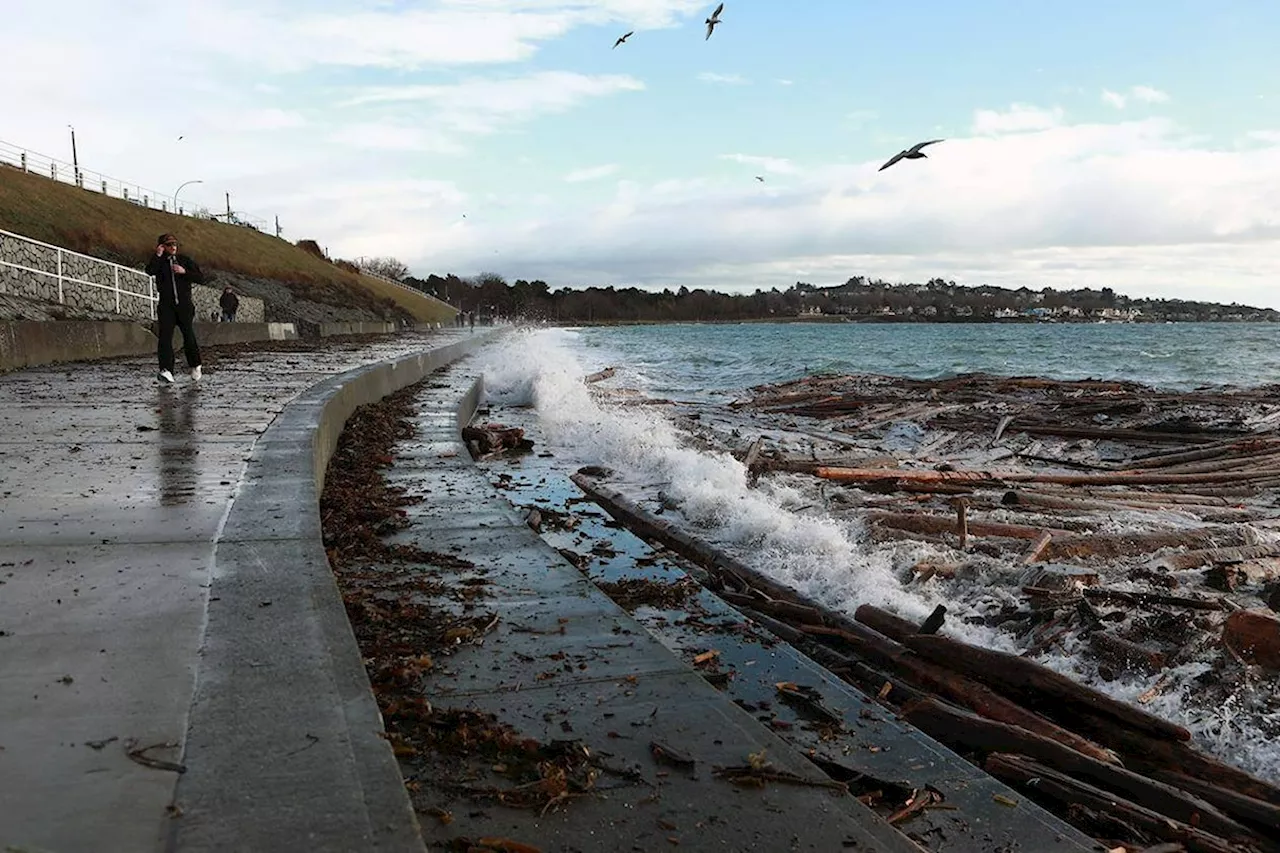 Thousands without power in B.C. amid high winds, storm surge warning issued