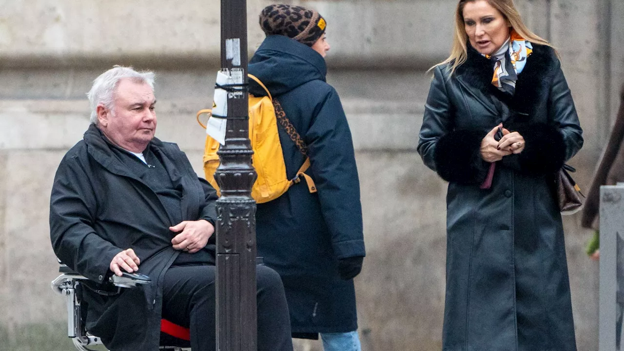 Eamonn Holmes’s girlfriend Katie Alexander pictured with large ring on engagement finger during romantic t...