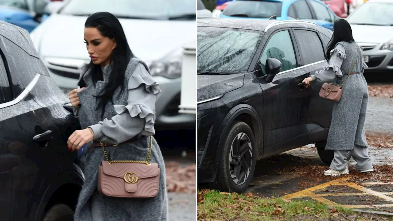 Katie Price spotted parking in disabled bay without a badge ahead of panto performance with Kerry Katona...