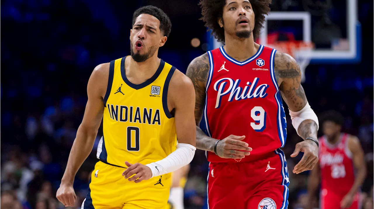 Embiid hit in face in first half; Pacers go on to beat 76ers