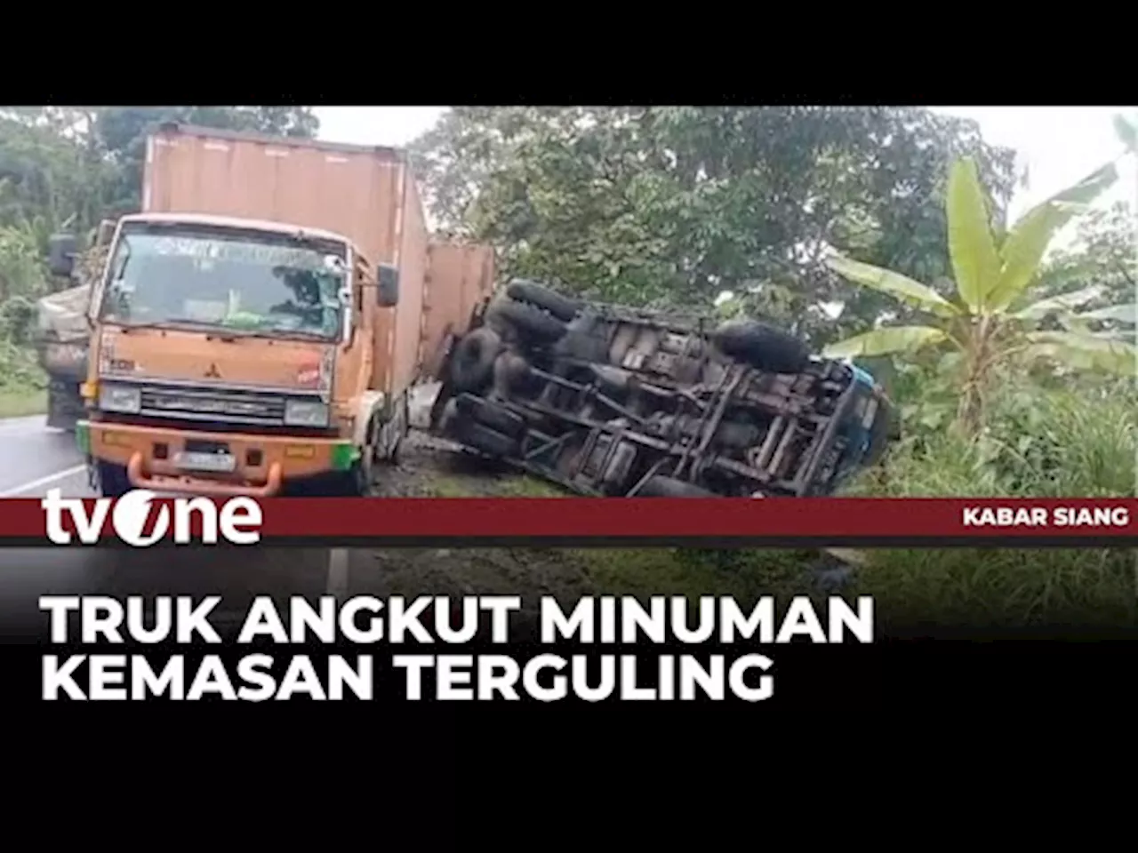 Truk Terguling di Cianjur, Kecelakaan Terjadi di Jalur Menurun dan Menikung