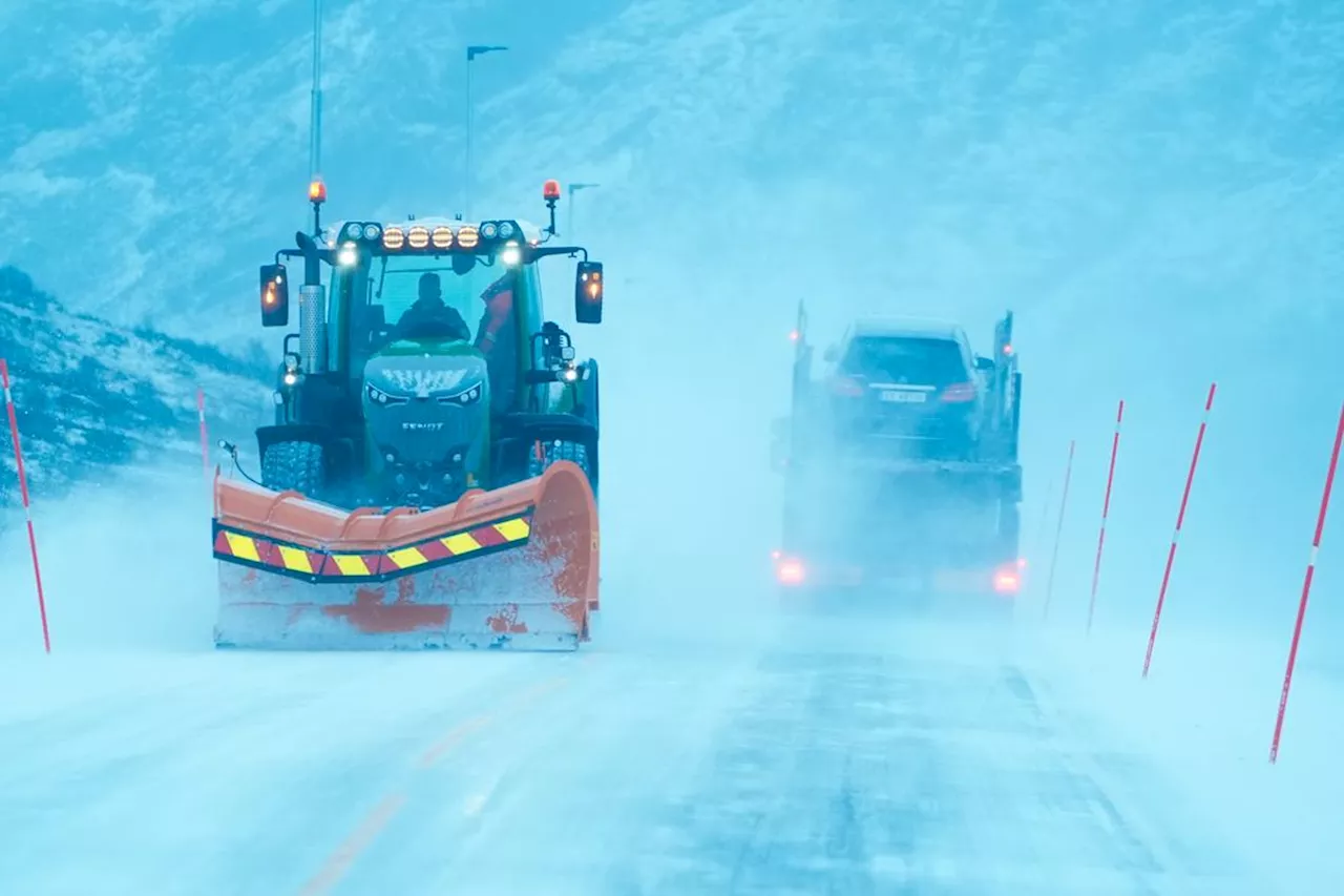 Farevarsel om snø og snøfokk – kan komme opp mot 40 centimeter snø