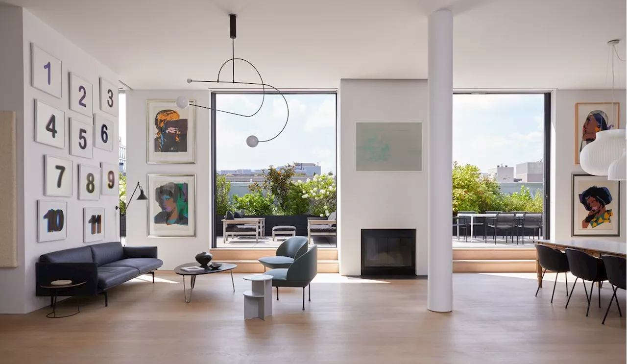 A vacant Tribeca penthouse is transformed into a bright, contemporary eyrie