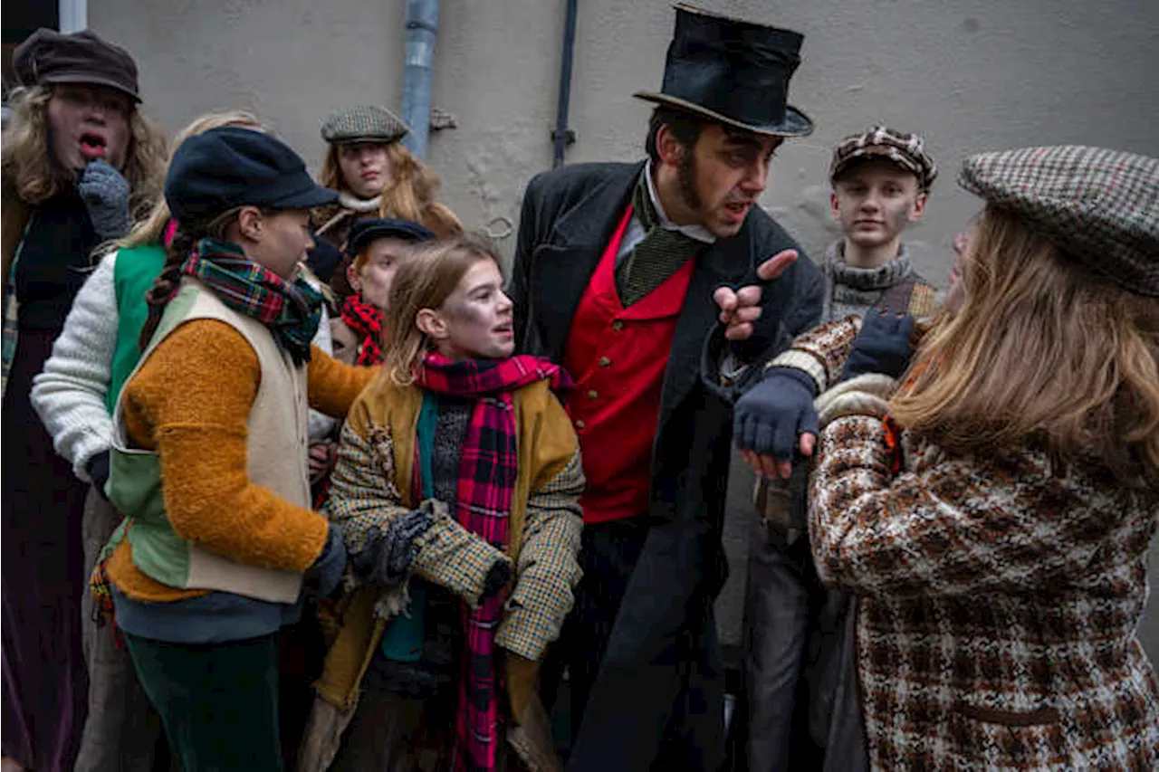 Charles Dickens' characters come alive in a Dutch town enamored with the English author