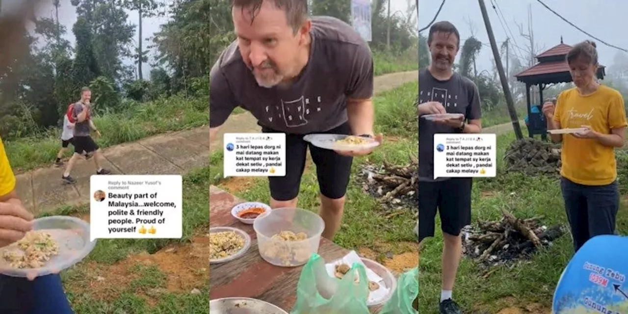 WATCH: Terengganu Family Shares Their Meal With Bahasa Melayu-Speaking American Tourists During Hike