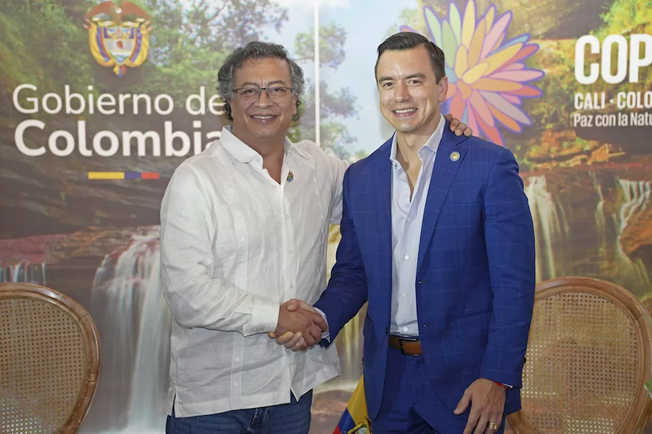 Petro viajó este sábado a Ecuador invitado por Noboa para “fortalecer acción climática”