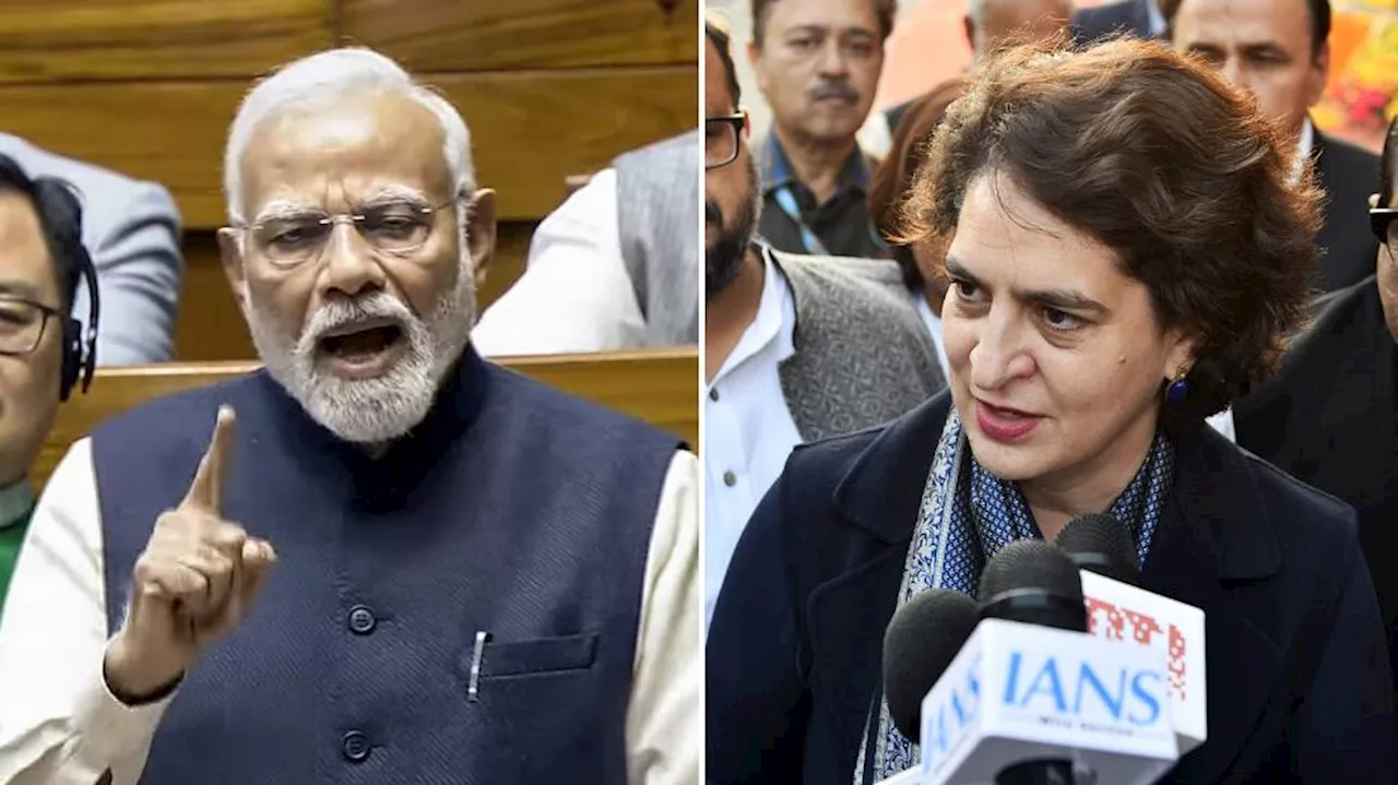 ‘Absolutely Bored Me...’: Priyanka Gandhi, Congress React To PM Modi’s Parliament Speech