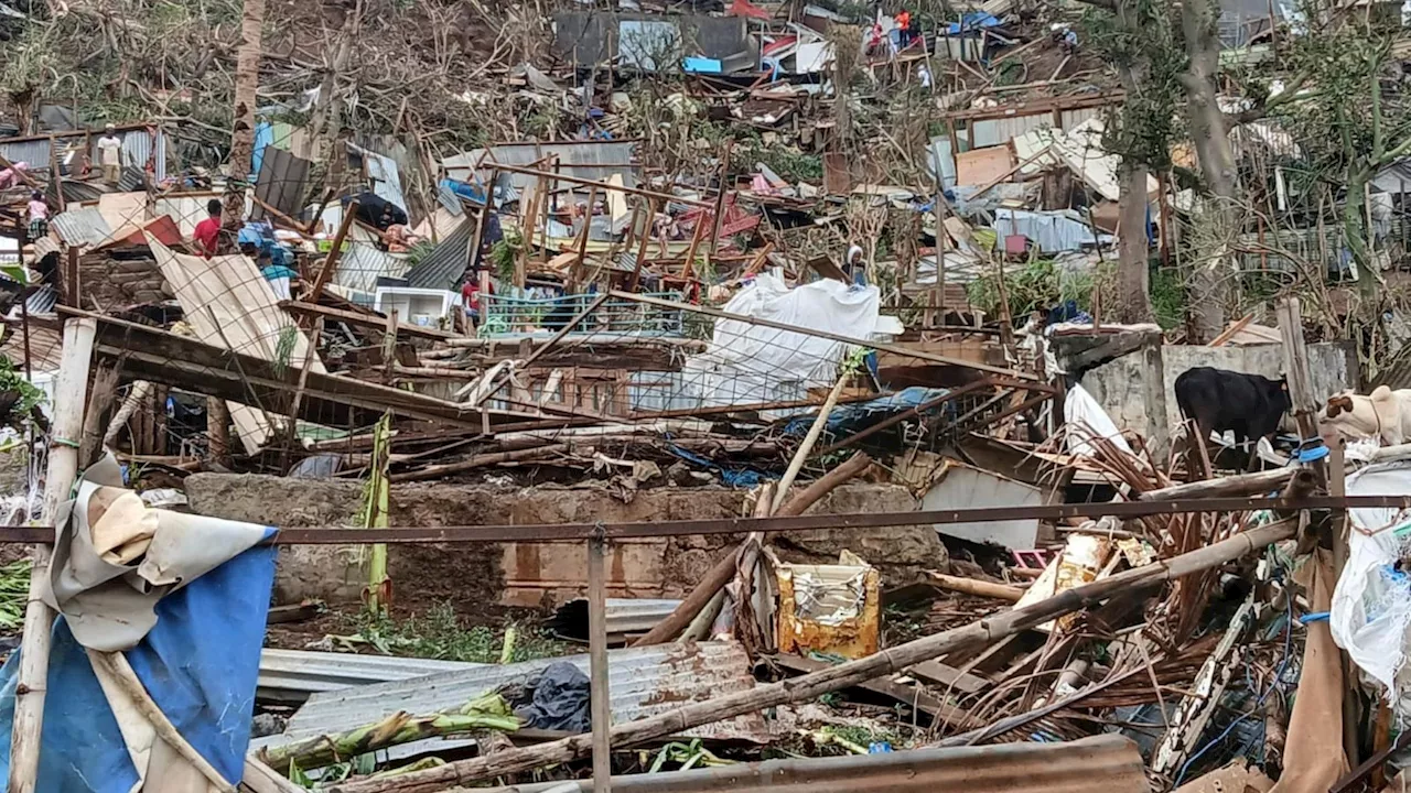 At least 11 dead in French territory of Mayotte amid Cyclone Chido devastation