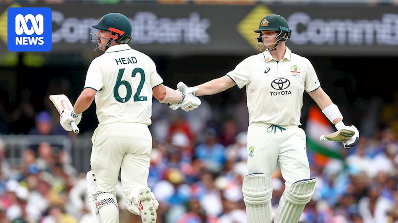 Australia vs India live updates: Steve Smith and Travis Head score half-centuries on day two of third Test at the Gabba