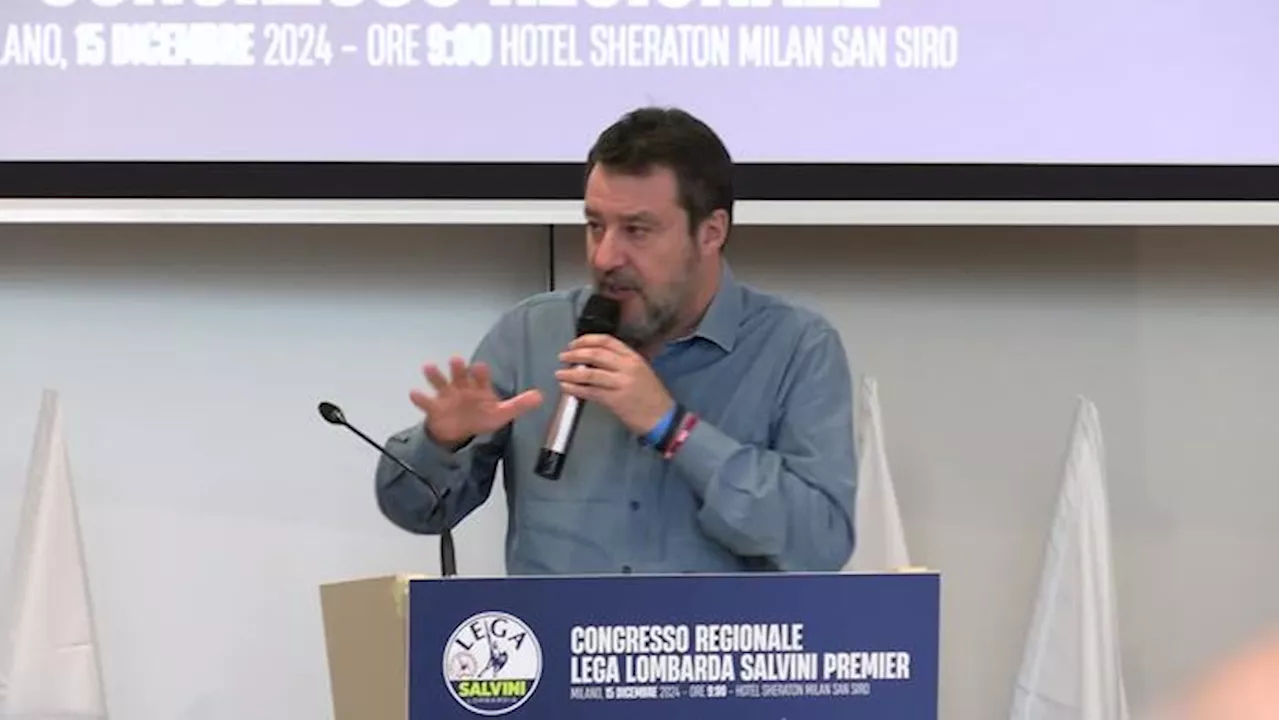 Salvini: 'Lega nazionale scelta giusta, non torno indietro'