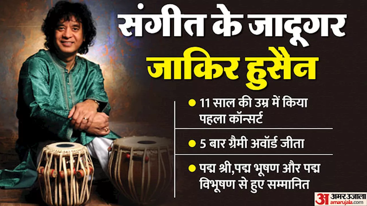 Zakir Hussain: ग्रैमी से लेकर पद्म विभूषण तक से नवाजे गए जाकिर हुसैन, जानिए मिला कौन-कौन सा सम्मान