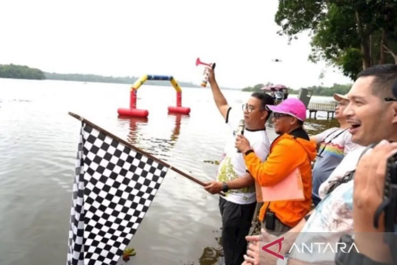 Pj Gubernur mempromosikan wisata waduk Manggar Balikpapan