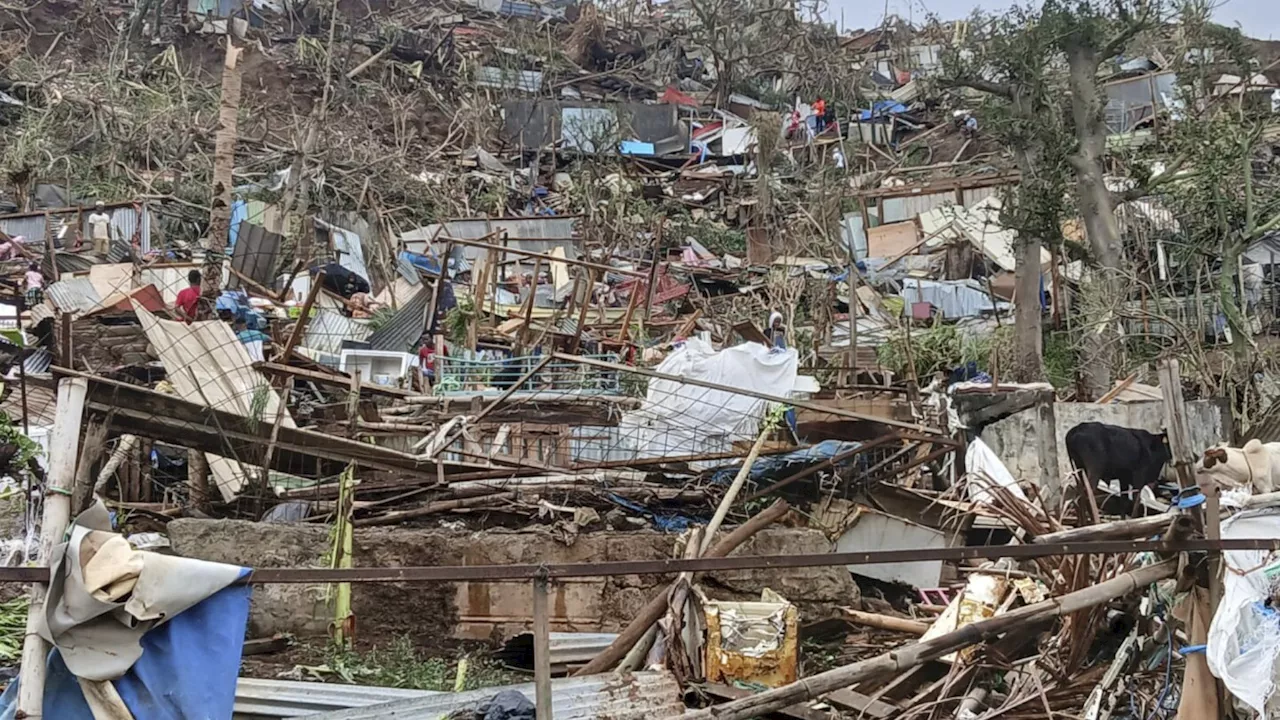 At least 11 dead in the French territory of Mayotte as Cyclone Chido causes devastating damage