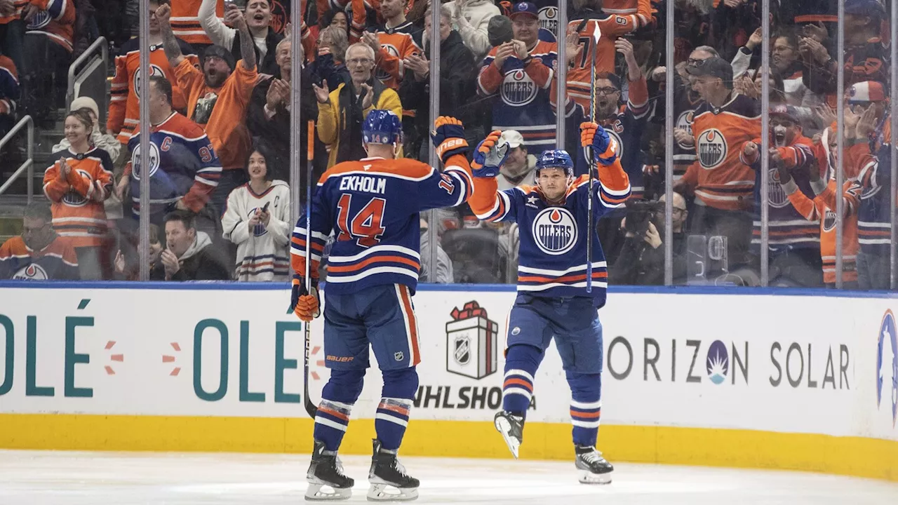 Draisaitl scores as the Oilers beat the Golden Knights 6-3 for their 5th straight win