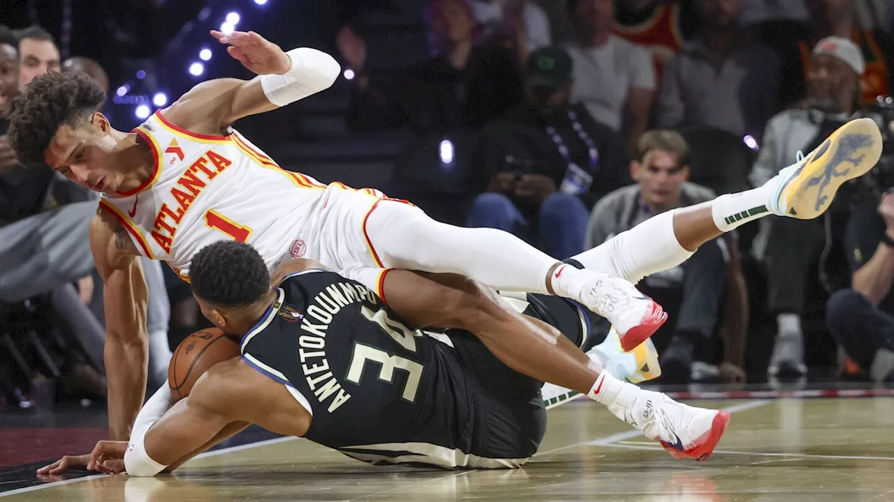 Giannis' late-game block the sort of 'winning plays' Bucks needed in NBA Cup semifinal win