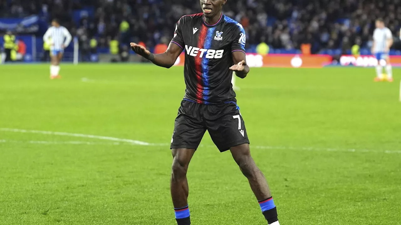 Ismaila Sarr's double helps Crystal Palace to 3-1 win against Brighton