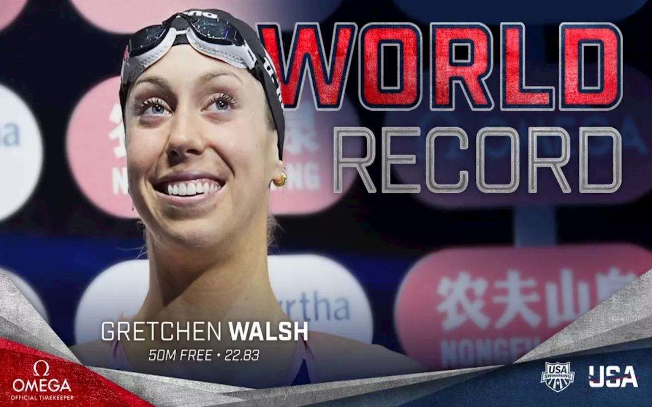 Gretchen Walsh hace historia con sus 11 récords del mundo y 7 oros