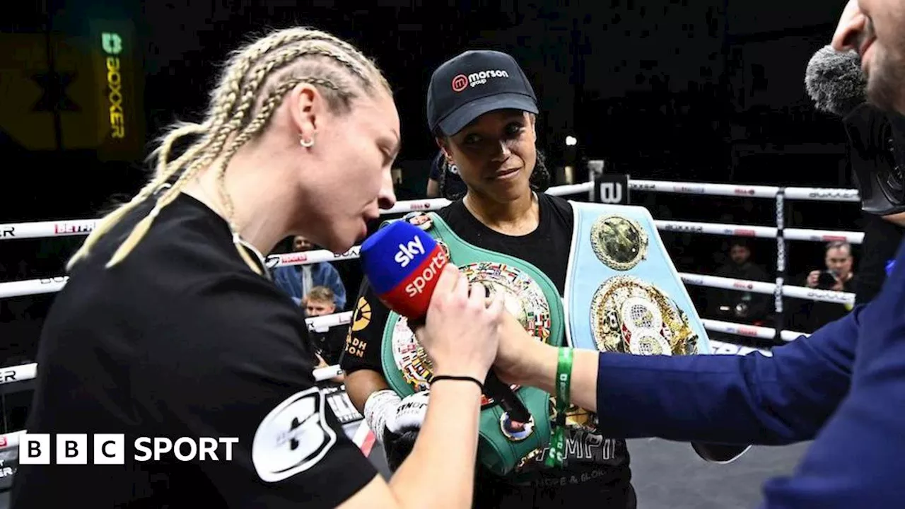 Lauren Price and Natasha Jonas set up unification fight with world title defences