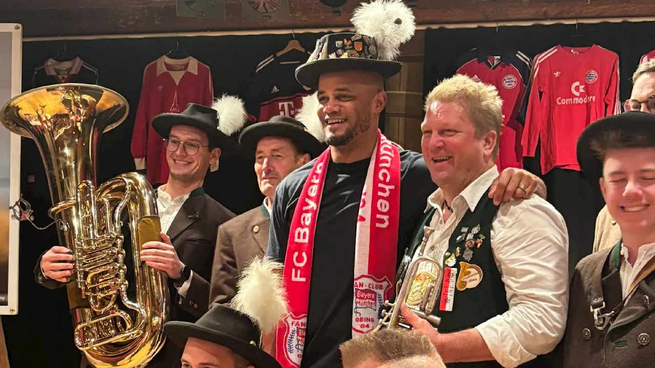 Bayern München: Kurioser Bier-Spruch von Kompany beim Fanclub-Treffen