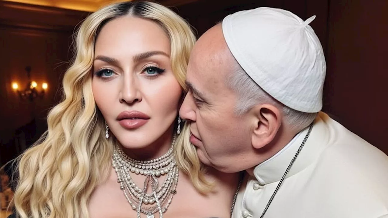 Madonna schockt Fans: Schmuse-Schmu-Fotos mit Papst Franziskus